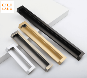 Tay nắm âm tủ gỗ hiện đại AIQI7530