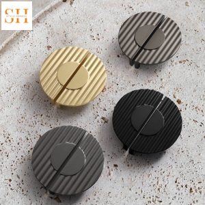 Tay nắm tủ ngăn kéo hình bán nguyệt vân sọc SH.CHE613