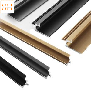 Tay nắm âm xẽ rảnh cánh gỗ bằng hợp kim nhôm S8006