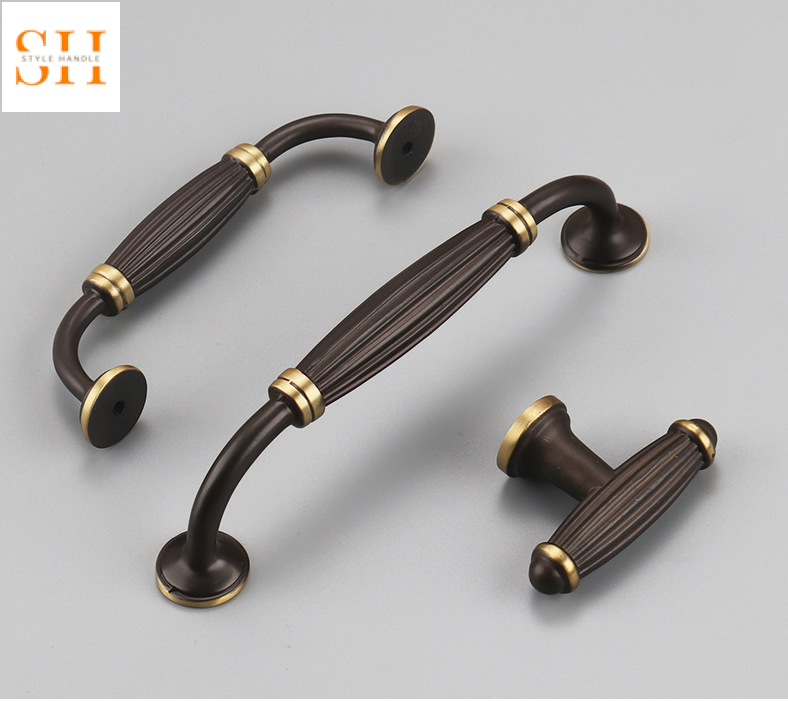 Tay nắm tủ đồng retro Châu Âu SHAM6022 2