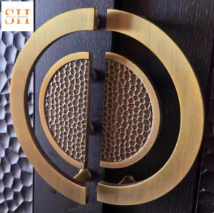 Tay nắm cửa đôi phong cách Á Đông HY0236