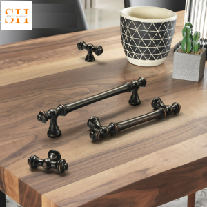 Tay nắm cửa tủ style Âu Mỹ hợp kim kẽm LF7611