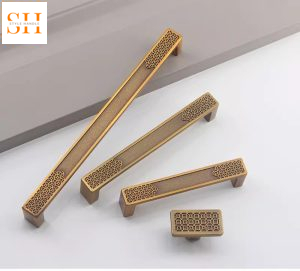 Tay nắm tủ kẽm họa tiết đồng xu SH1982