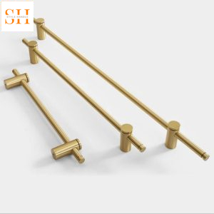 Tay nắm tủ áo bằng đồng hiện đại tối giản SH.TNT7
