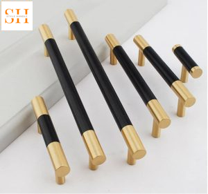 Tay nắm tủ bằng đồng brass hiện đại tối giản T2933