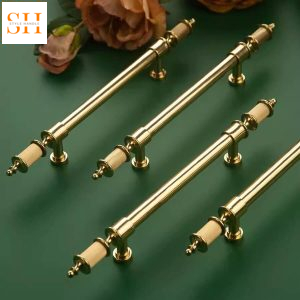 Tay nắm tủ bằng đồng phong cách Châu Âu sang trọng FSJB001