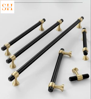 Tay nắm tủ đồng thau phong cách retro GBH662BG