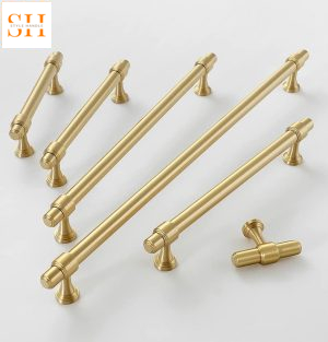 Tay nắm tủ đồng thau phong cách retro GBH662C