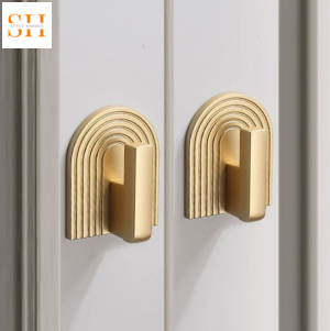 Tay nắm tủ giày màu vàng sang trọng FO6736