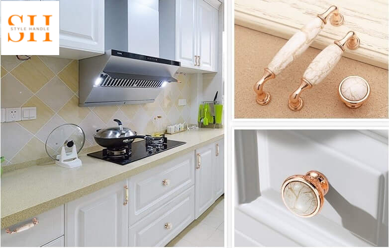 Tay nắm tủ bằng gốm sứ đa dạng kiểu dáng DC0129C