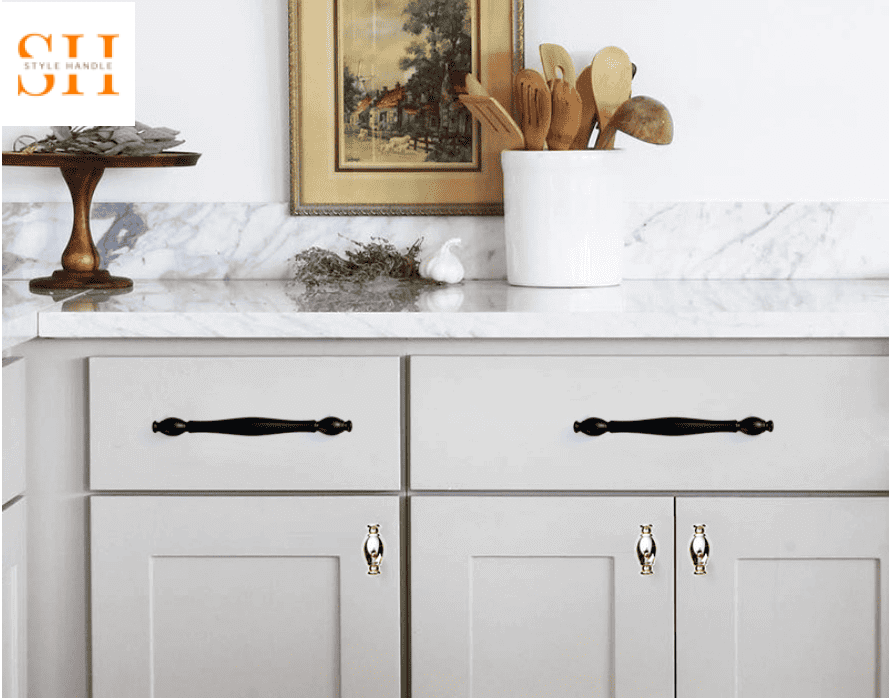 Tay nắm tủ hợp kim kẽm hiện đại tối giản KHP6018aa