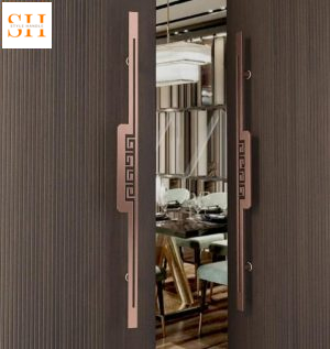 Tay nắm cửa đại sảnh hoa văn cổ điển SH.F13