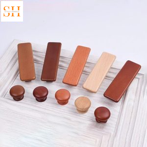 Núm tay nắm tủ gỗ nguyên khối chữ nhật hiện đại SWA0209