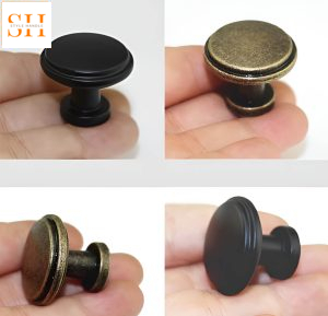 Núm tay nắm tủ hợp kim kẽm cổ điển Châu Âu FI5976