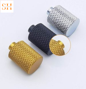 Núm tay nắm tủ hợp kim nhôm họa tiết lưới CM011