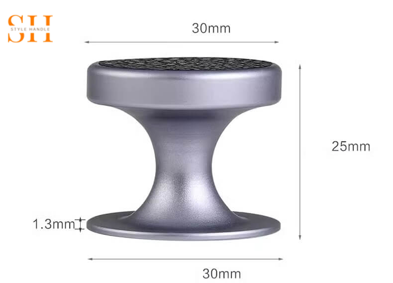 Núm tay nắm tủ hợp kim nhôm phối da TNB017 7 Núm tay nắm tủ hợp kim nhôm phối da TNB017 12