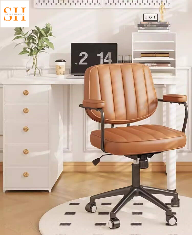 Núm tay nắm tủ tròn da bò hình lát cam MRML49 6 Núm tay nắm tủ tròn da bò hình lát cam MRML49 13