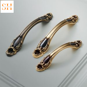 Tay nắm tủ gỗ bằng hợp kim kẽm cổ điển SH9113