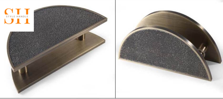Tay nắm cổng cửa chính hình bán nguyệt SH111889 Tay nắm cổng cửa chính hình bán nguyệt SH111889