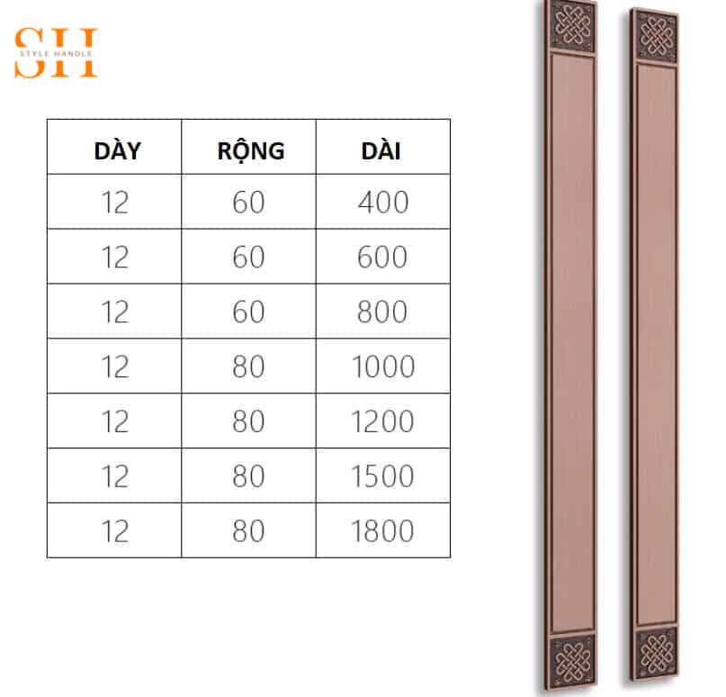 Tay nắm cửa biệt thự hoa văn cổ điển cao cấp F15 10 SH.F15-13