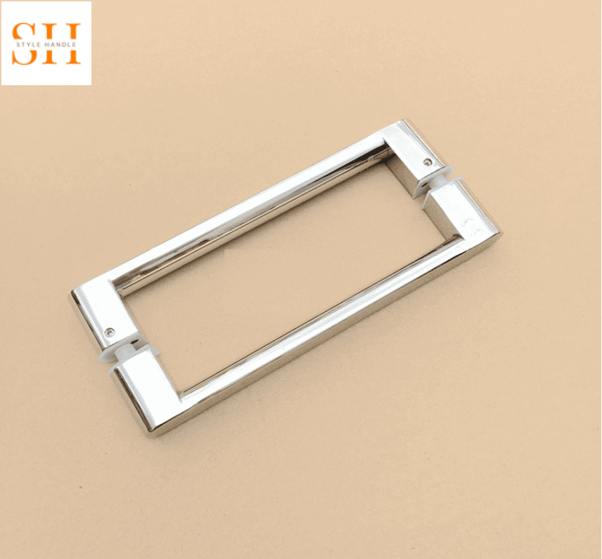 Tay nắm cửa kính chữ L chất liệu inox ZE001 4 Tay nắm cửa kính nhà tắm bằng inox ZE001