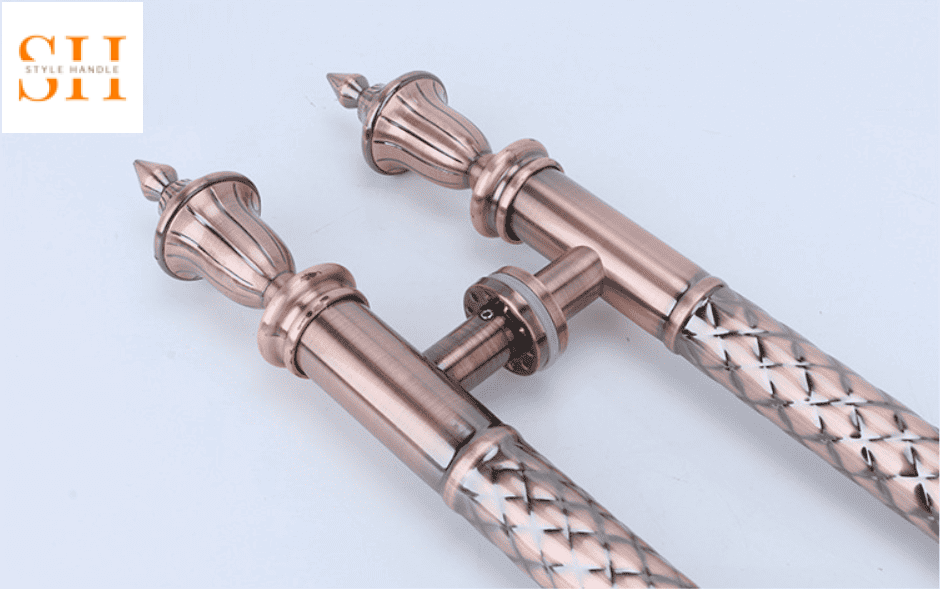 Tay nắm cửa cổ điển Châu Âu chất liệu inox OK1093 5 Tay nắm cửa phong cách Châu Âu cổ điển OK1093-8