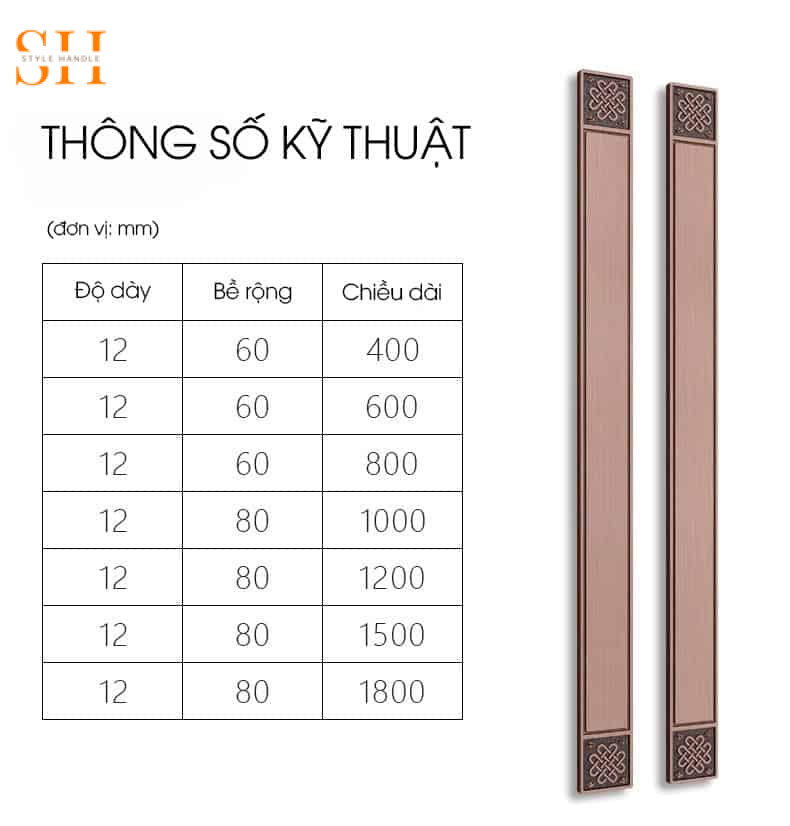 Tay nắm cửa cao cấp hợp kim nhôm FN4710 6 Tay nắm cửa cao cấp hợp kim nhôm FN4710 13