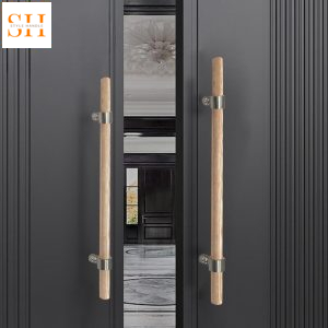 Tay nắm cửa bằng gỗ tự nhiên cao cấp SHJ6918