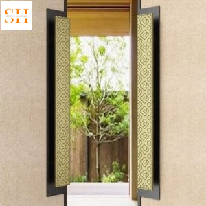 Tay nắm cửa đại sảnh hoa văn cổ điển HUTU80223