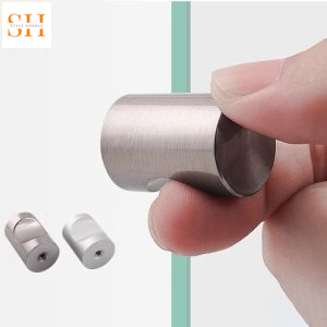 Tay nắm tròn cửa kính lỗ đơn tối giản GE520