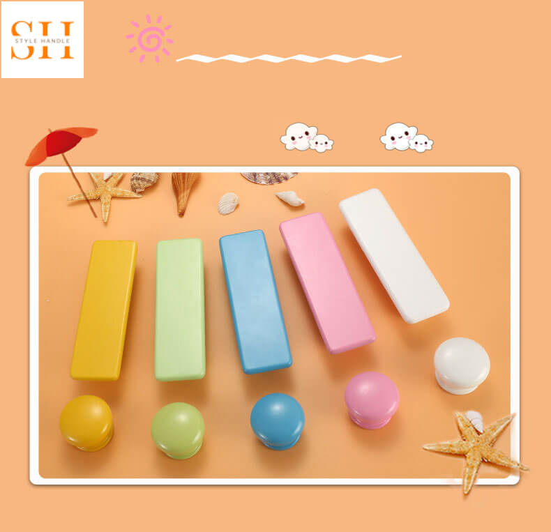 Tay nắm tủ decor màu Pastel bằng gỗ LMT002 5 Tay nắm tủ decor màu Pastel bằng gỗ LMT002 9