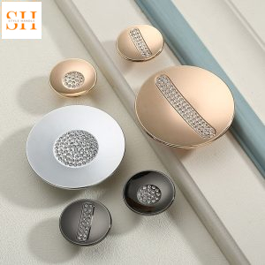 Tay nắm tủ hợp kim kẽm đính đá SHK1012