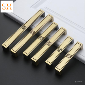 Tay nắm tủ đồng cổ điển Retro kiểu Trung Hoa AM2212