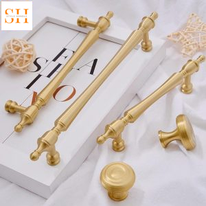 Tay nắm tủ đồng tân cổ điển Bắc Âu SH1734