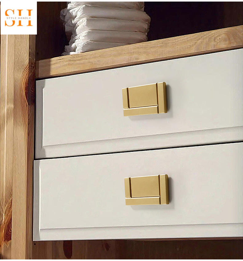 Tay nắm tủ hợp kim chữ nhật hiện đại CHE8023 5 Tay nắm tủ hợp kim chữ nhật hiện đại CHE8023 15