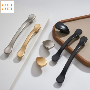 Tay nắm tủ hợp kim hình giọt nước độc đáo WT9015