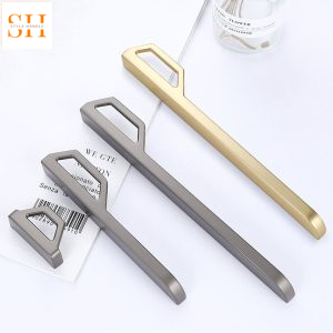 Tay nắm tủ hợp kim kẽm đa giác hiện đại FIA9039