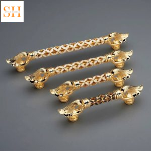 Tay nắm tủ hợp kim kẽm điêu khắc nghệ thuật ZDL001