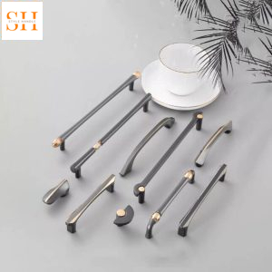 Tay nắm tủ hợp kim kẽm hiện đại Bắc Âu nhiều loại UFN6103