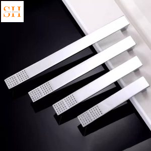 Tay nắm tủ hợp kim kẽm khảm giả kim cương JS3243