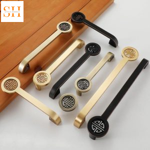 Tay nắm tủ hợp kim kẽm kiểu Trung Hoa nghệ thuật NSH810