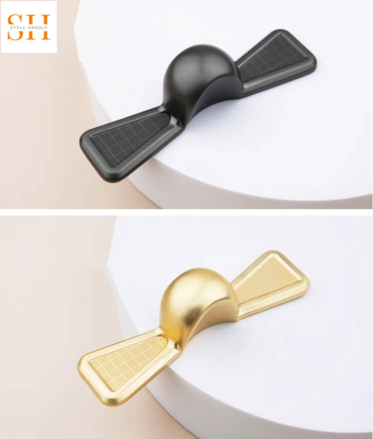 Tay nắm tủ kéo hợp kim hình nơ đặc ruột S1219 1 Tay nắm tủ kéo hợp kim hình nơ đặc ruột S1219 8
