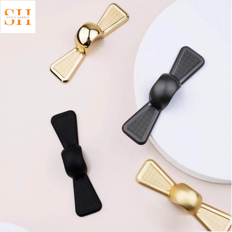 Tay nắm tủ kéo hợp kim hình nơ đặc ruột S1219 4 Tay nắm tủ kéo hợp kim hình nơ đặc ruột S1219 11