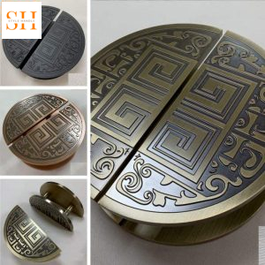 Tay nắm cửa chính họa tiết Trung Hoa SHDH008