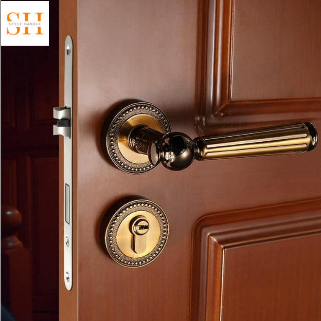 Khóa cửa phòng kiểu Ý hợp kim kẽm VAN4654