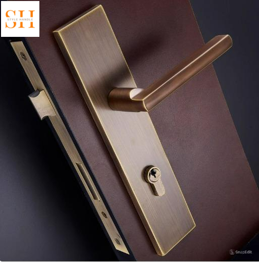 Khóa cửa ra vào bằng đồng rèn hạng sang SHMS013