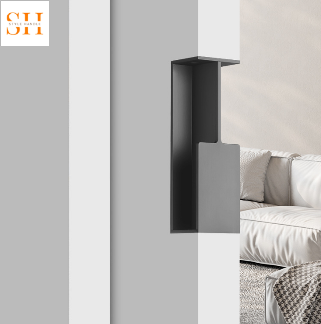 Tay nắm cửa âm ngăn phòng hợp kim nhôm Q913