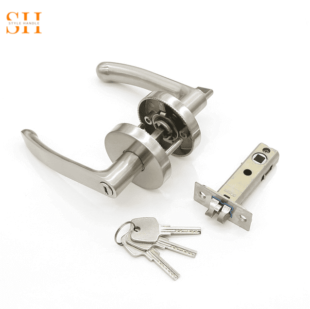 Khóa cửa phòng vệ sinh có chìa inox 304 G0606