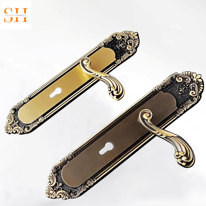 Khóa cửa biệt thự phong cách châu Âu bằng đồng GUY6828 7 Khóa cửa biệt thự phong cách châu Âu bằng đồng GUY6828 13