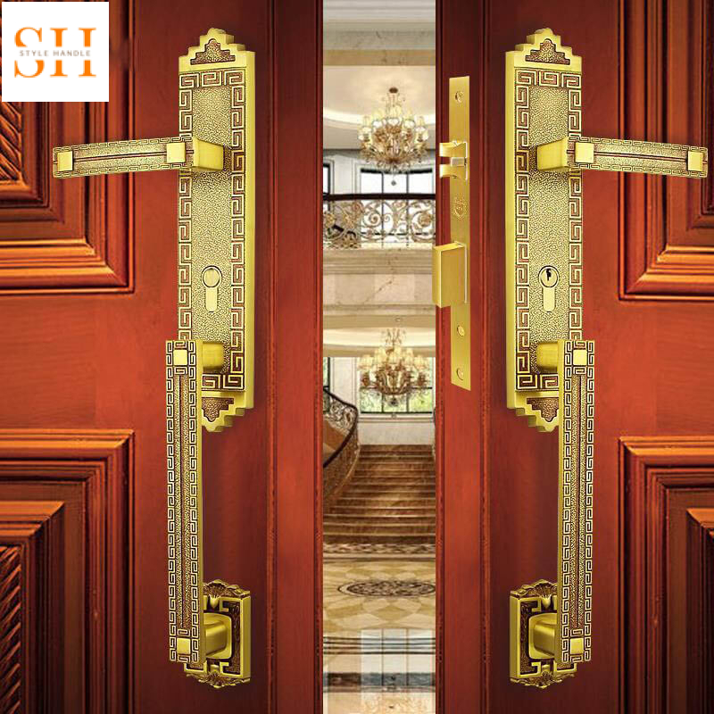 Khóa cửa đại sảnh đồng thau cao cấp KTW5260
